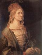 Albrecht Durer Self-Portrait with sea holly oil painting artist